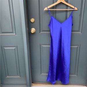 Aritzia Royal Blue Midi Dress